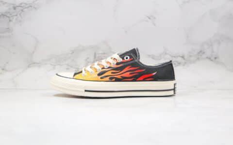 匡威Converse Chuck 70S 18ss公司级版本低帮火焰硫化帆布鞋双围条硫化蓝底 货号:167813C