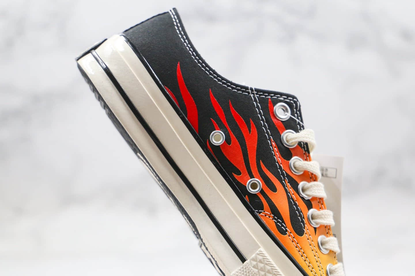 匡威Converse Chuck 70S 18ss公司级版本低帮火焰硫化帆布鞋双围条硫化蓝底 货号:167813C