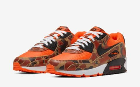 吸睛橙迷彩!Nike Air Max 90 “Orange Camo”后天发售! 货号:CW4039-800