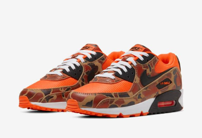吸睛橙迷彩!Nike Air Max 90 “Orange Camo”后天发售! 货号:CW4039-800