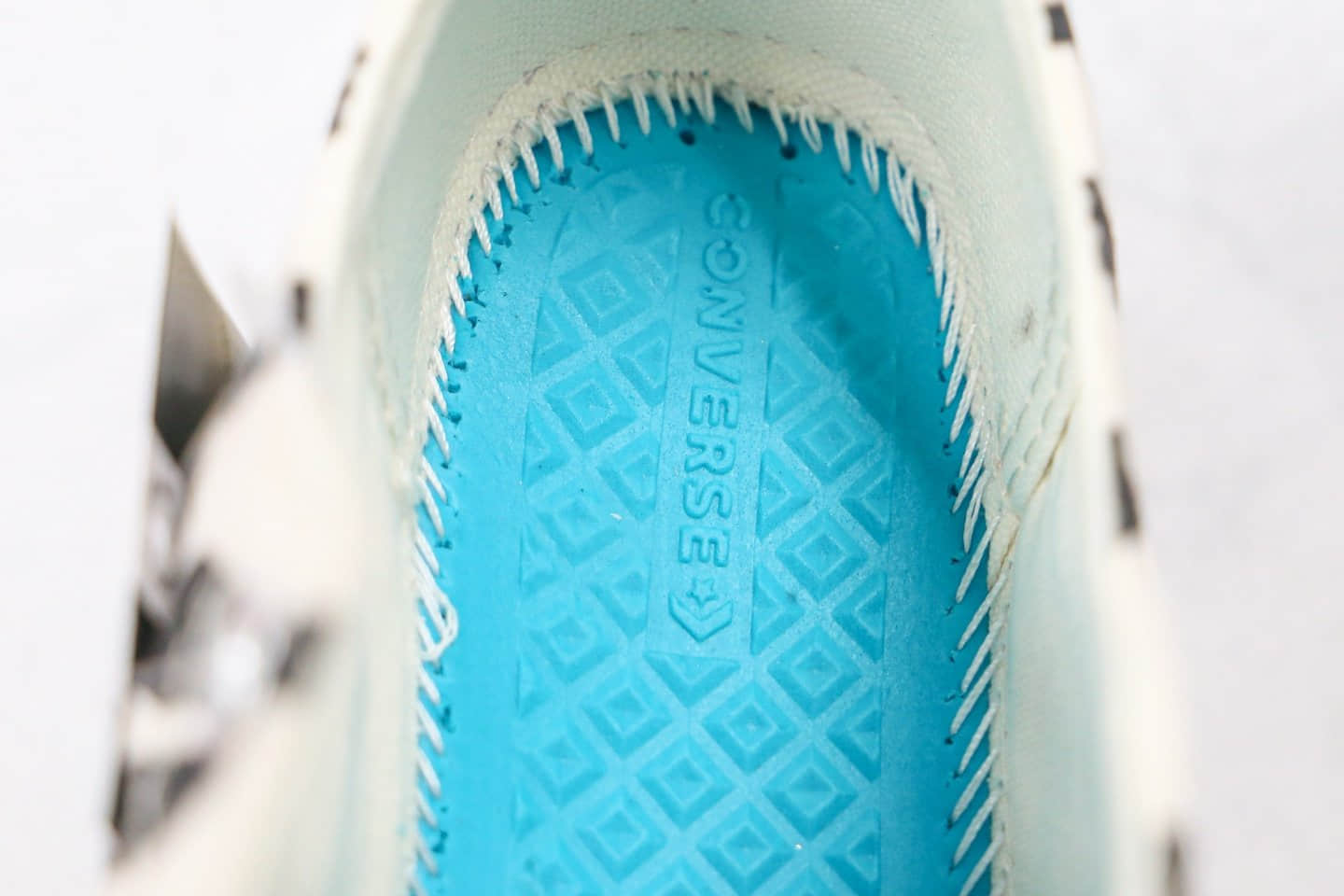 匡威Converse Archive Print Chuck 1970s公司级版本低帮板鞋斑马纹白黑正确蓝底 货号:167811C