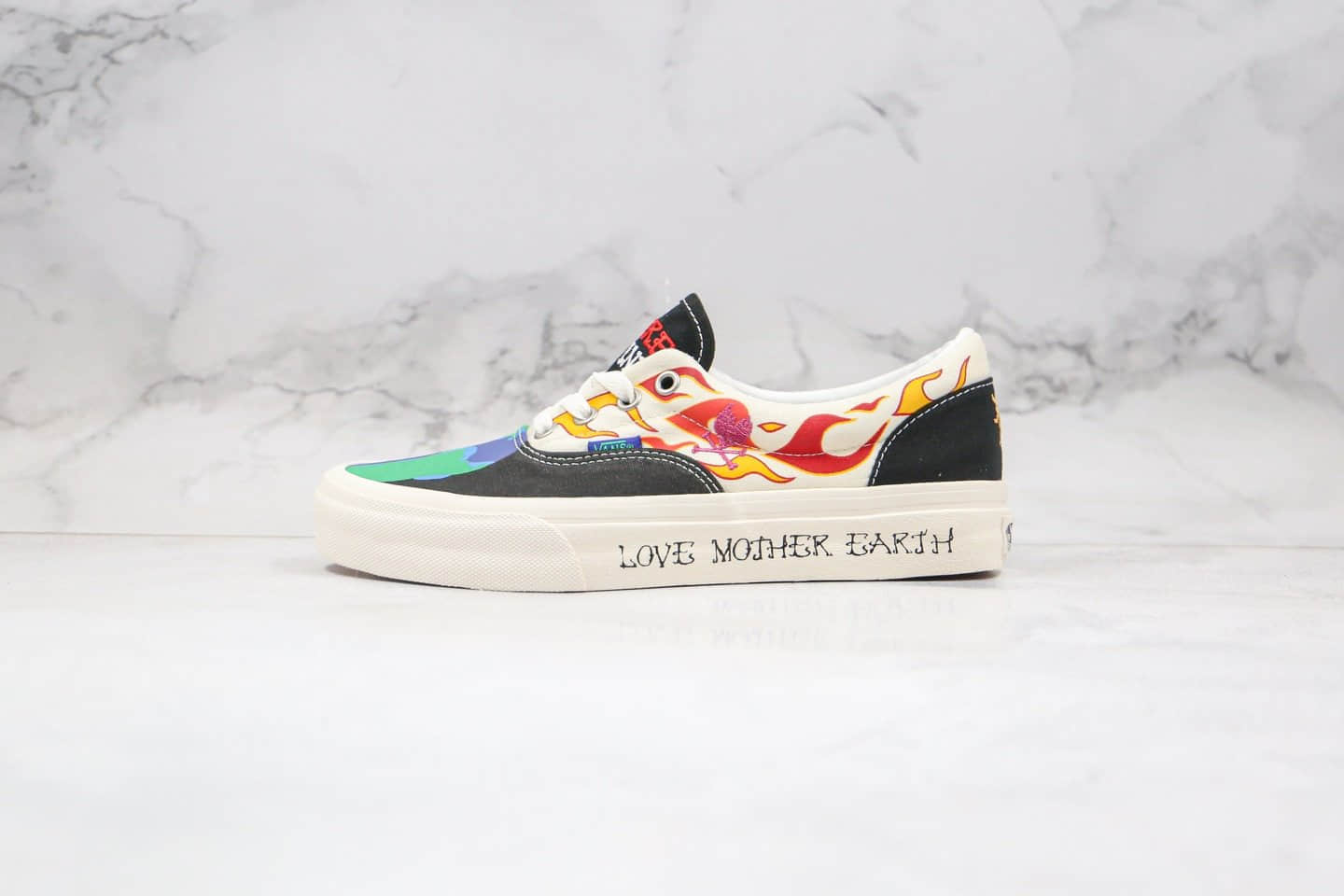 万斯Vans Spirit Era公司级版本保护地球涂鸦玫瑰原厂硫化大底 货号:VN0A4U39WZ2