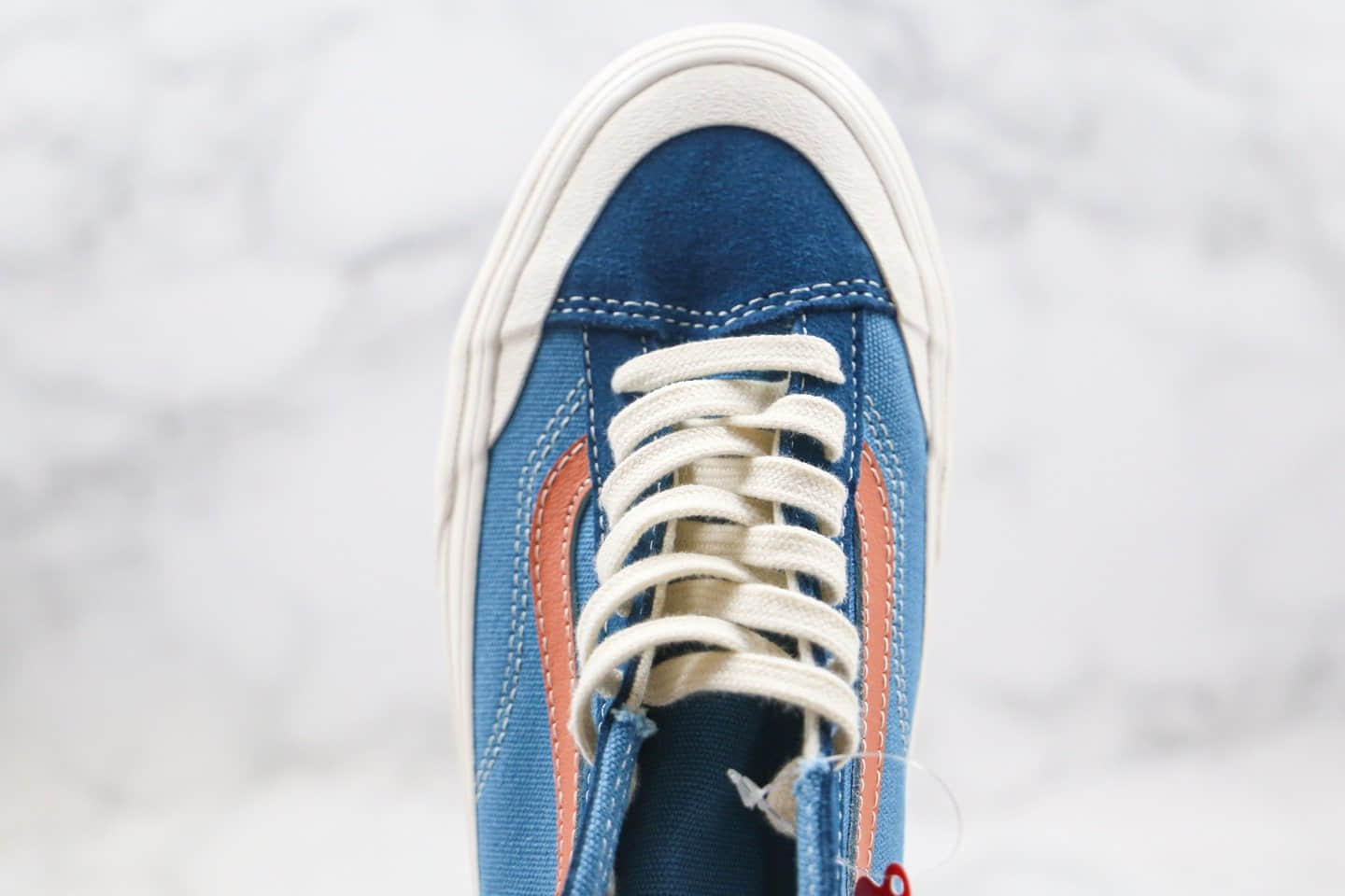 万斯Vans Style 36 Decon SF公司级版本海外限定款权志龙杀人鲸半月包头蓝橙色原装铝楦数据开发