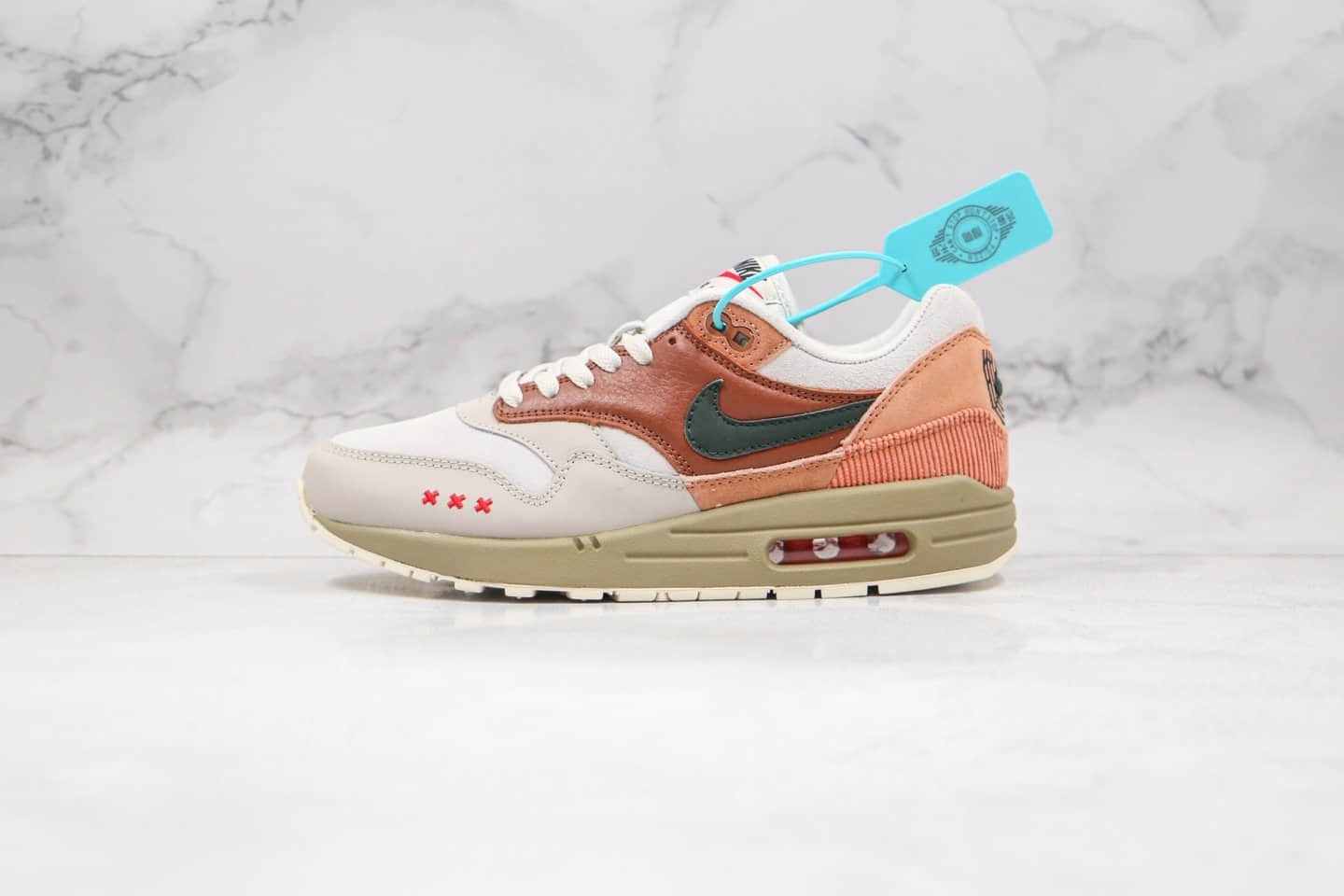 耐克Nike Air Max 1 City Pack“ Amsterdam”纯原版本气垫跑鞋城市主题阿姆斯特丹配色原鞋开模 货号:CV1638-200