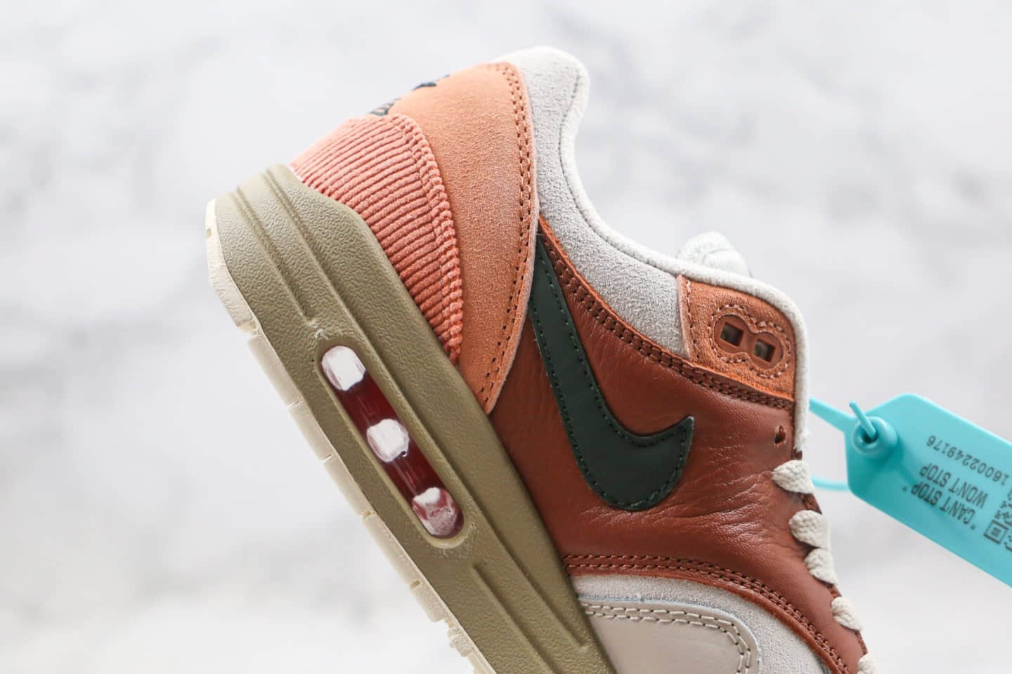 耐克Nike Air Max 1 City Pack“ Amsterdam”纯原版本气垫跑鞋城市主题阿姆斯特丹配色原鞋开模 货号:CV1638-200