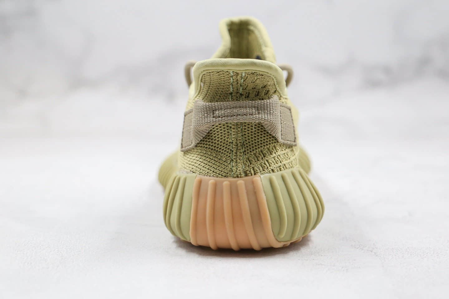 阿迪达斯adidas YEEZY BOOST 350 V2 Sulfur公司级版本椰子350v2硫磺抹茶配色爆米花跑鞋 货号:FY5346