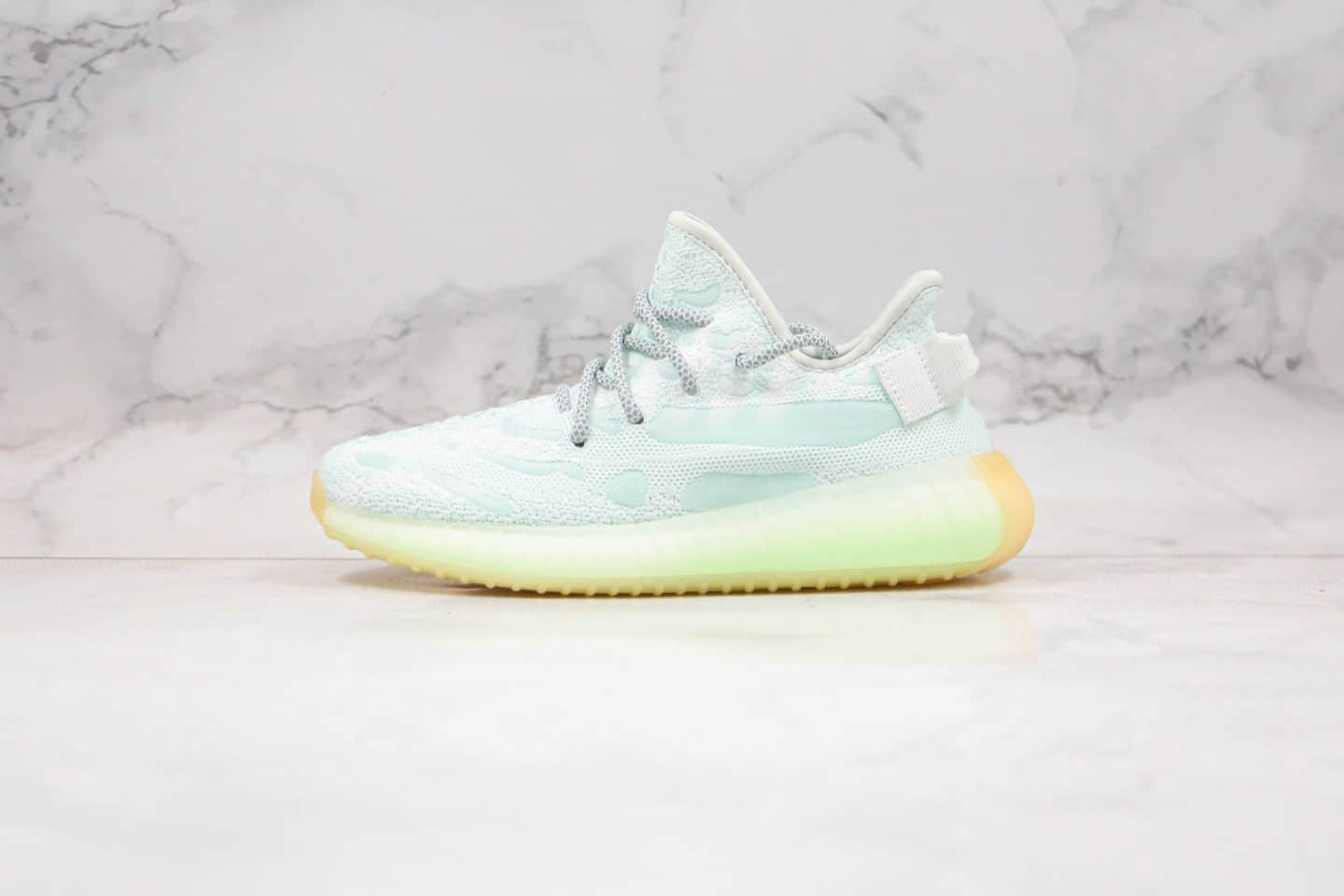 阿迪达斯Adidas Yeezy Boost 350 V3纯原版本椰子350V3新斑马水滴白绿色原鞋开模一比一打造 货号:FC9218