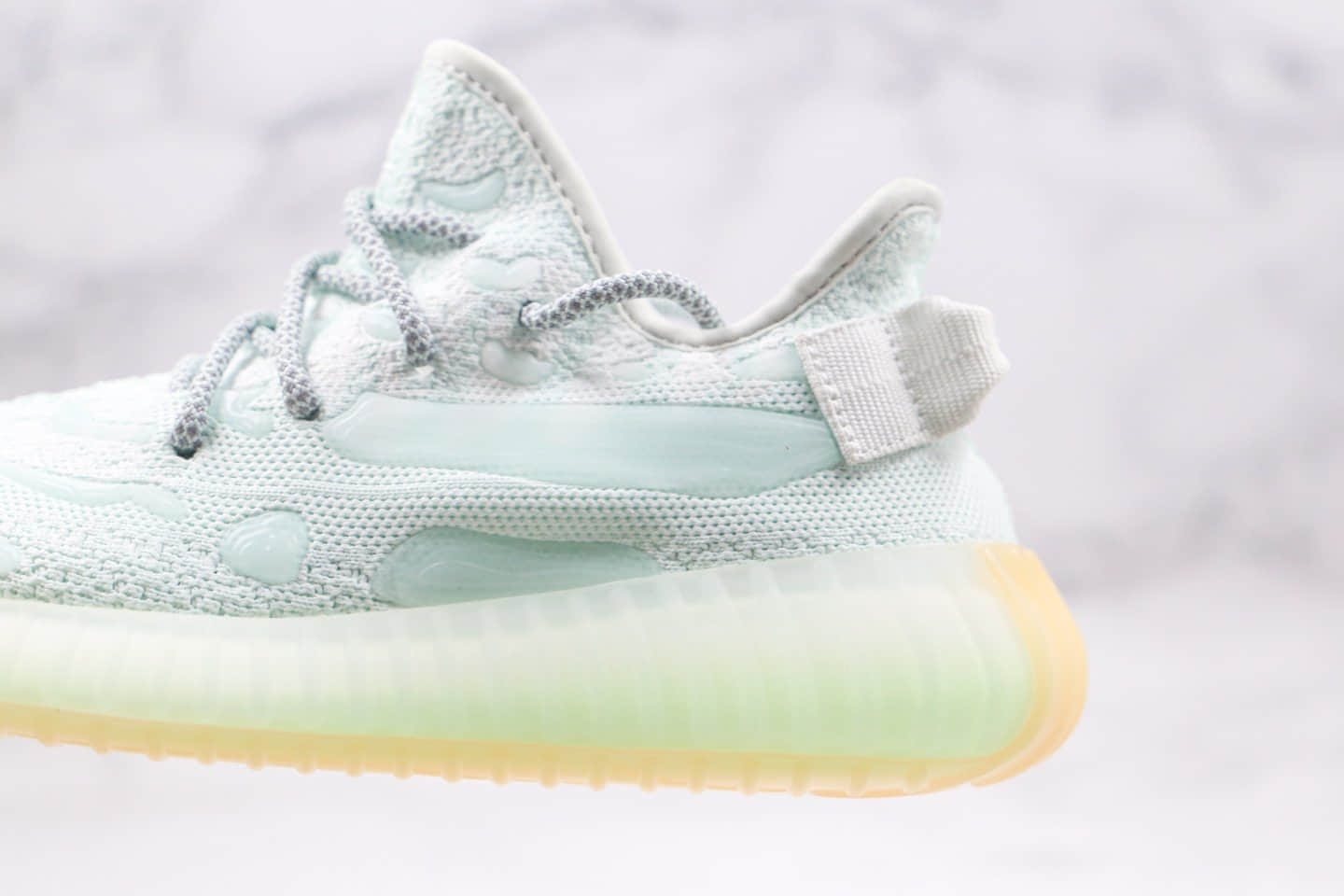 阿迪达斯Adidas Yeezy Boost 350 V3纯原版本椰子350V3新斑马水滴白绿色原鞋开模一比一打造 货号:FC9218