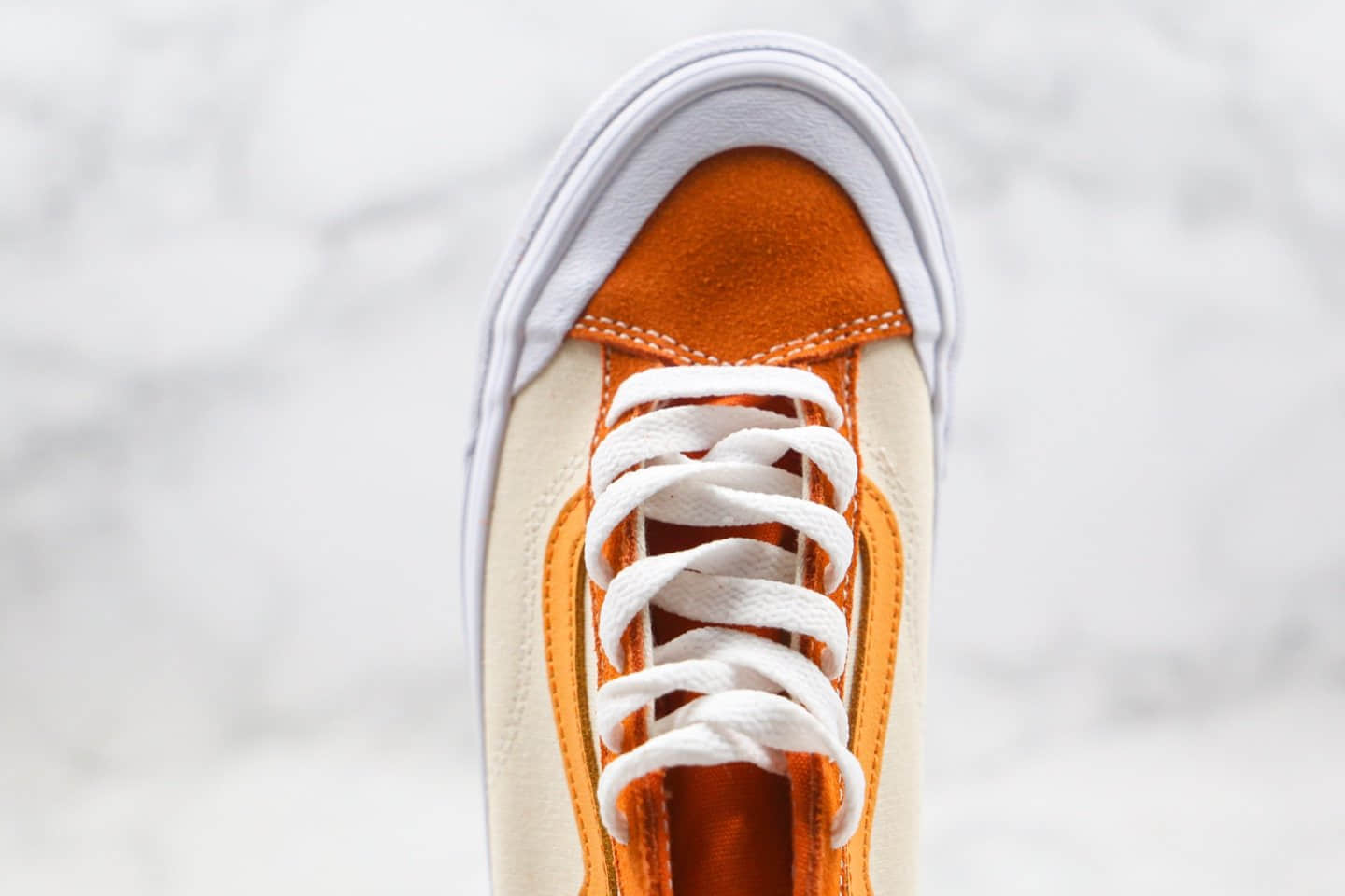 万斯Vans Style 36公司级版本低帮板鞋拼色撞色汽水系列白橙色原厂硫化大底 货号:VN0A3DZ3VXY