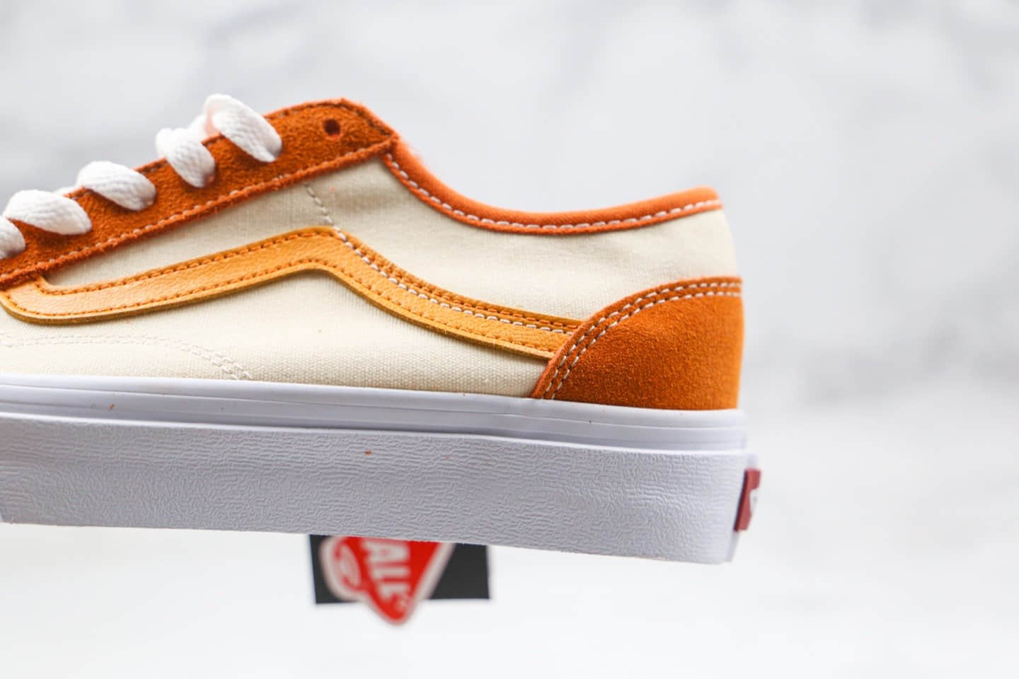 万斯Vans Style 36公司级版本低帮板鞋拼色撞色汽水系列白橙色原厂硫化大底 货号:VN0A3DZ3VXY