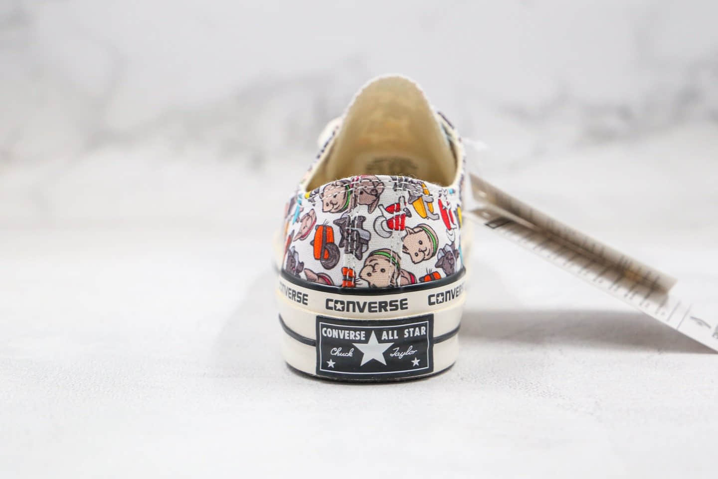 匡威Converse Chunk 70s公司级版本低帮串标漫画马卡龙小狗帆布鞋原档案数据开发原厂硫化大底