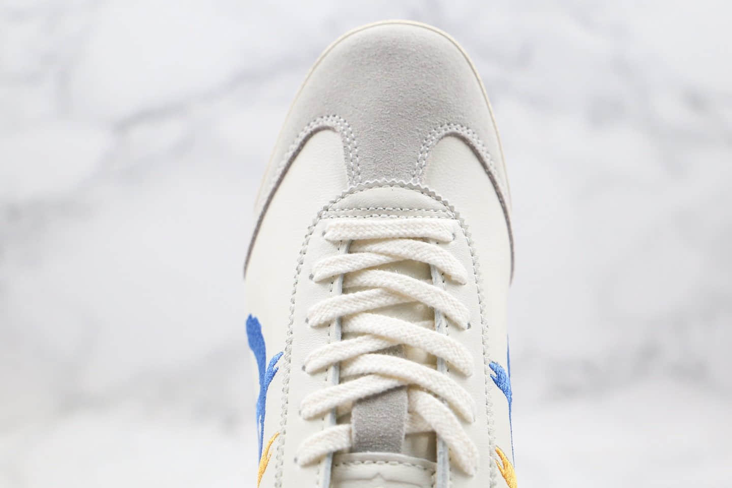 亚瑟士Onitsuka Tiger NIPPON MADE MEXICO 66 DELUXE メキシコ 66 デラックス纯原版本鬼冢虎手工鞋米白色低帮帆布鞋内置芯片 货号:1181A119-100