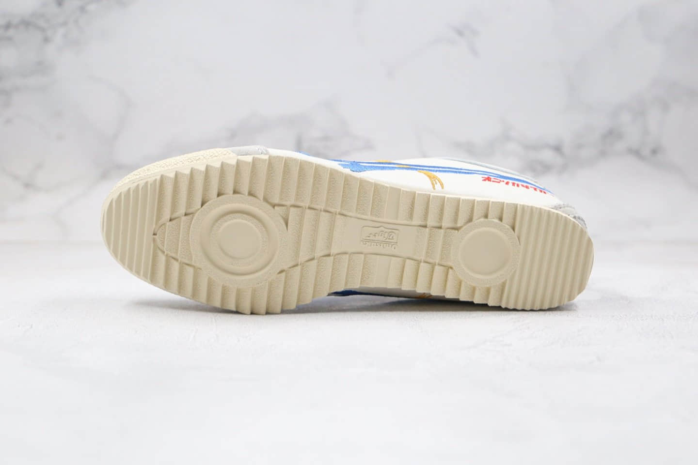 亚瑟士Onitsuka Tiger NIPPON MADE MEXICO 66 DELUXE メキシコ 66 デラックス纯原版本鬼冢虎手工鞋米白色低帮帆布鞋内置芯片 货号:1181A119-100