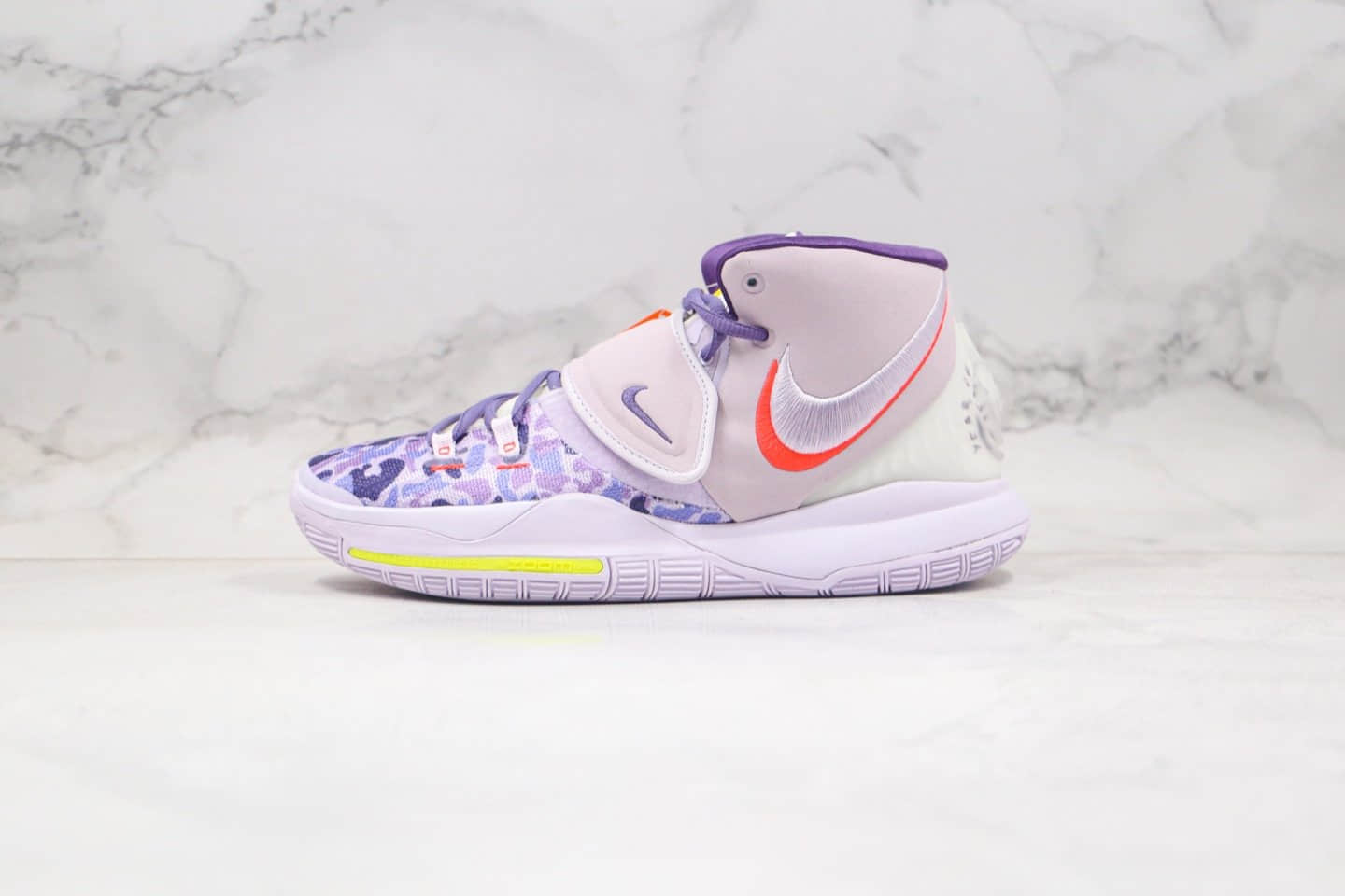 耐克Nike Kyrie 6 Asia纯原版本欧文6代亚洲限定浅紫色内置气垫支持实战原鞋开模一比一打造 货号:CD5031-500