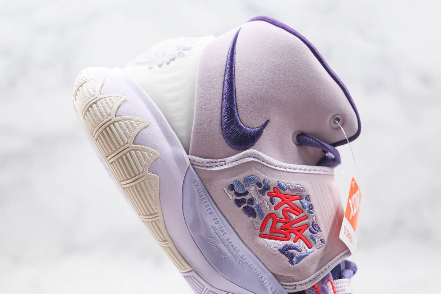 耐克Nike Kyrie 6 Asia纯原版本欧文6代亚洲限定浅紫色内置气垫支持实战原鞋开模一比一打造 货号:CD5031-500