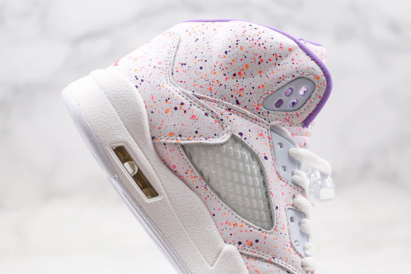 乔丹Air Jordan 5 GS Easter纯原版本复活节AJ5彩蛋草莓麦旋风冰淇淋配色原盒原标区别市面通货版本 货号:CT1605-100