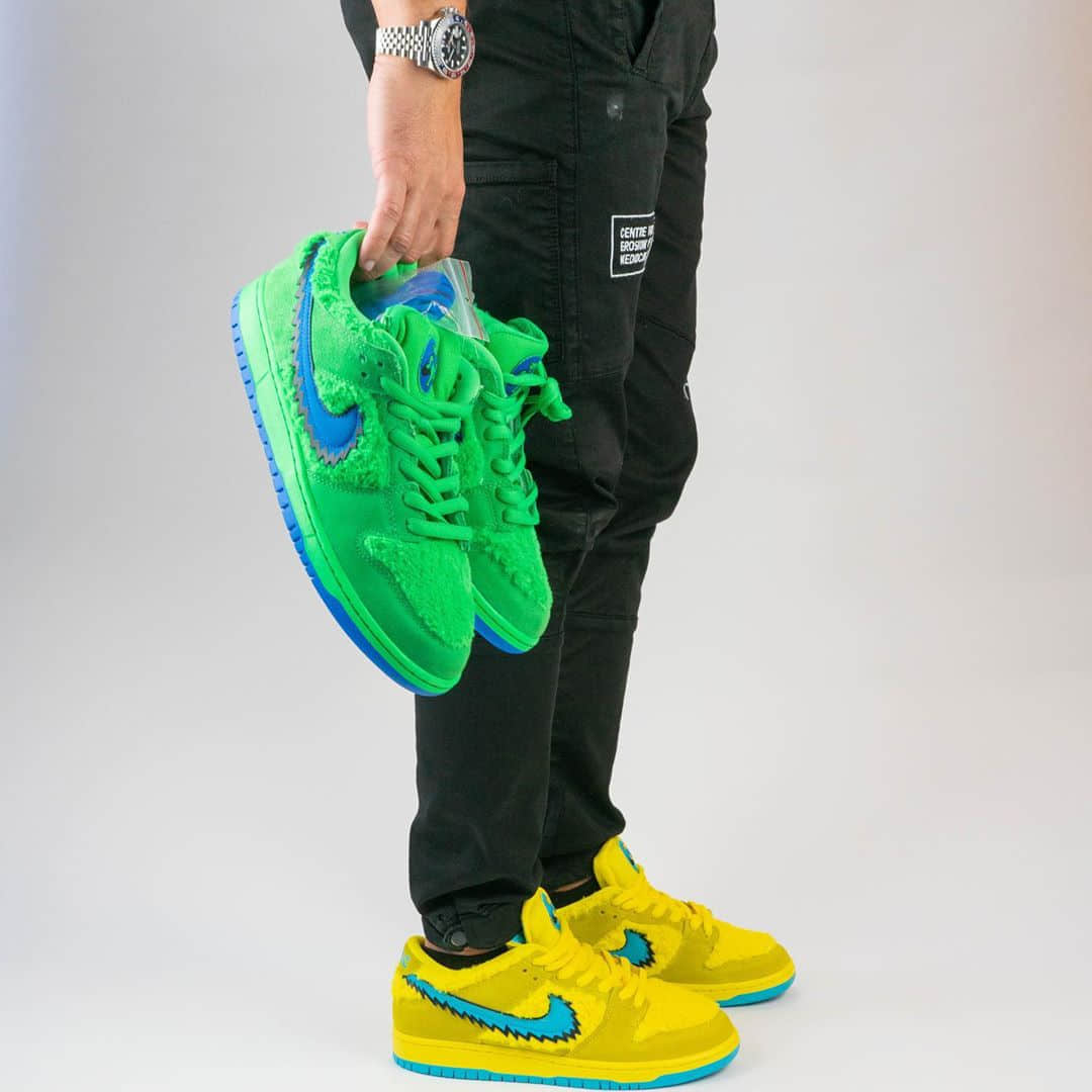 Grateful Dead x Nike SB Dunk Low橙色小熊上脚图释出!吸睛指数爆棚! 货号:CJ5378-300