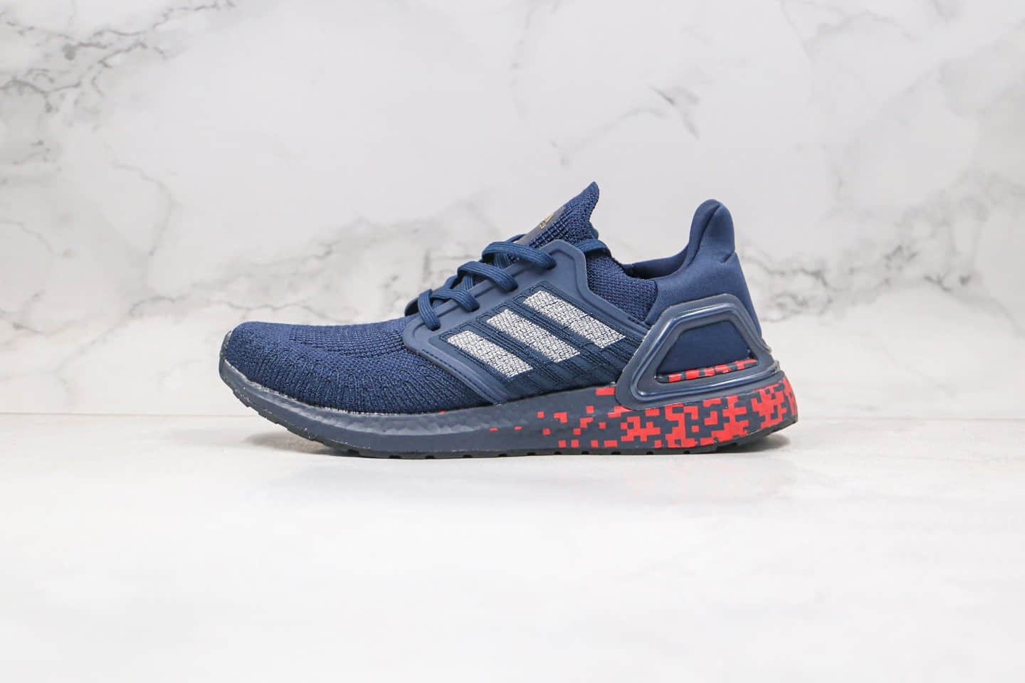 阿迪达斯Adidas Ultra Boost PB纯原版本爆米花跑鞋UB6.0蓝红色原档案数据开发 货号:FY3451