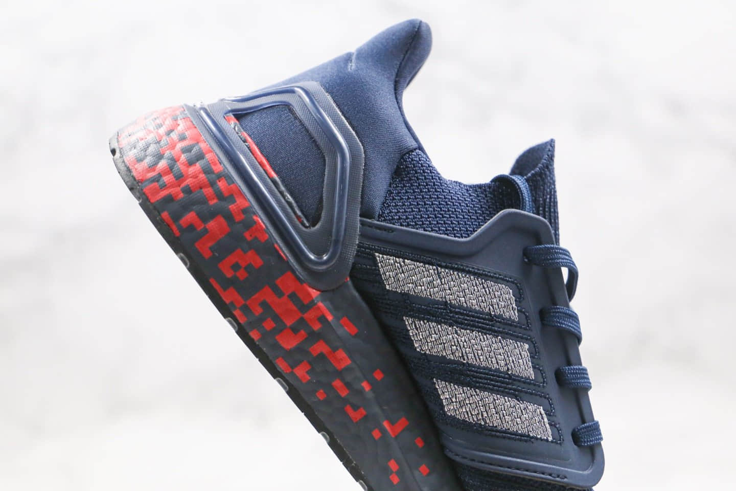 阿迪达斯Adidas Ultra Boost PB纯原版本爆米花跑鞋UB6.0蓝红色原档案数据开发 货号:FY3451