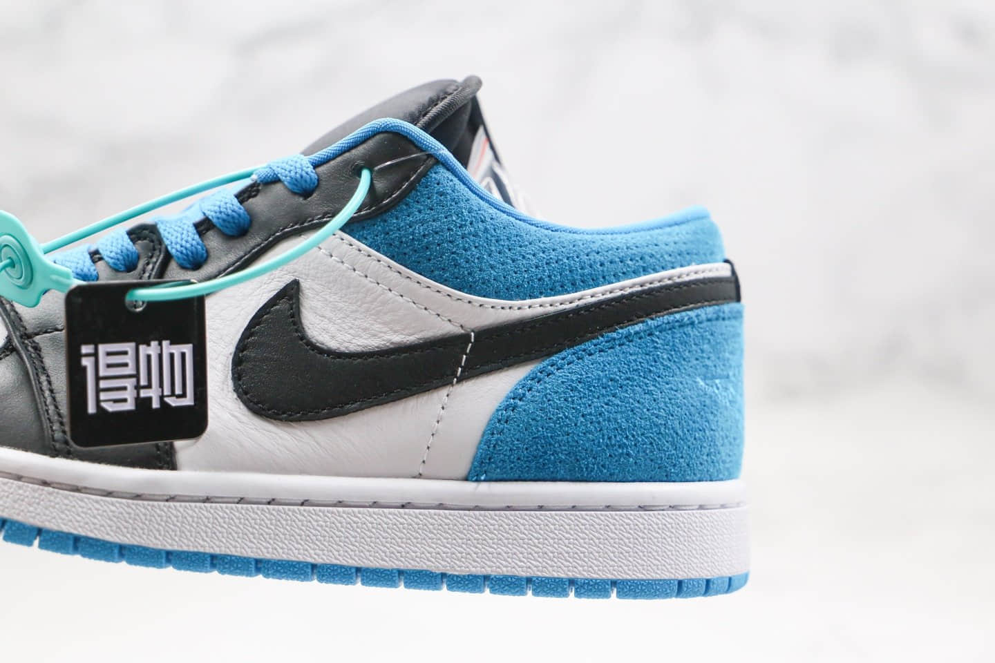乔丹Air Jordan 1 Low “Laser Blue”纯原版本低帮AJ1激光蓝原鞋购回开模打版 货号:CK3022-004