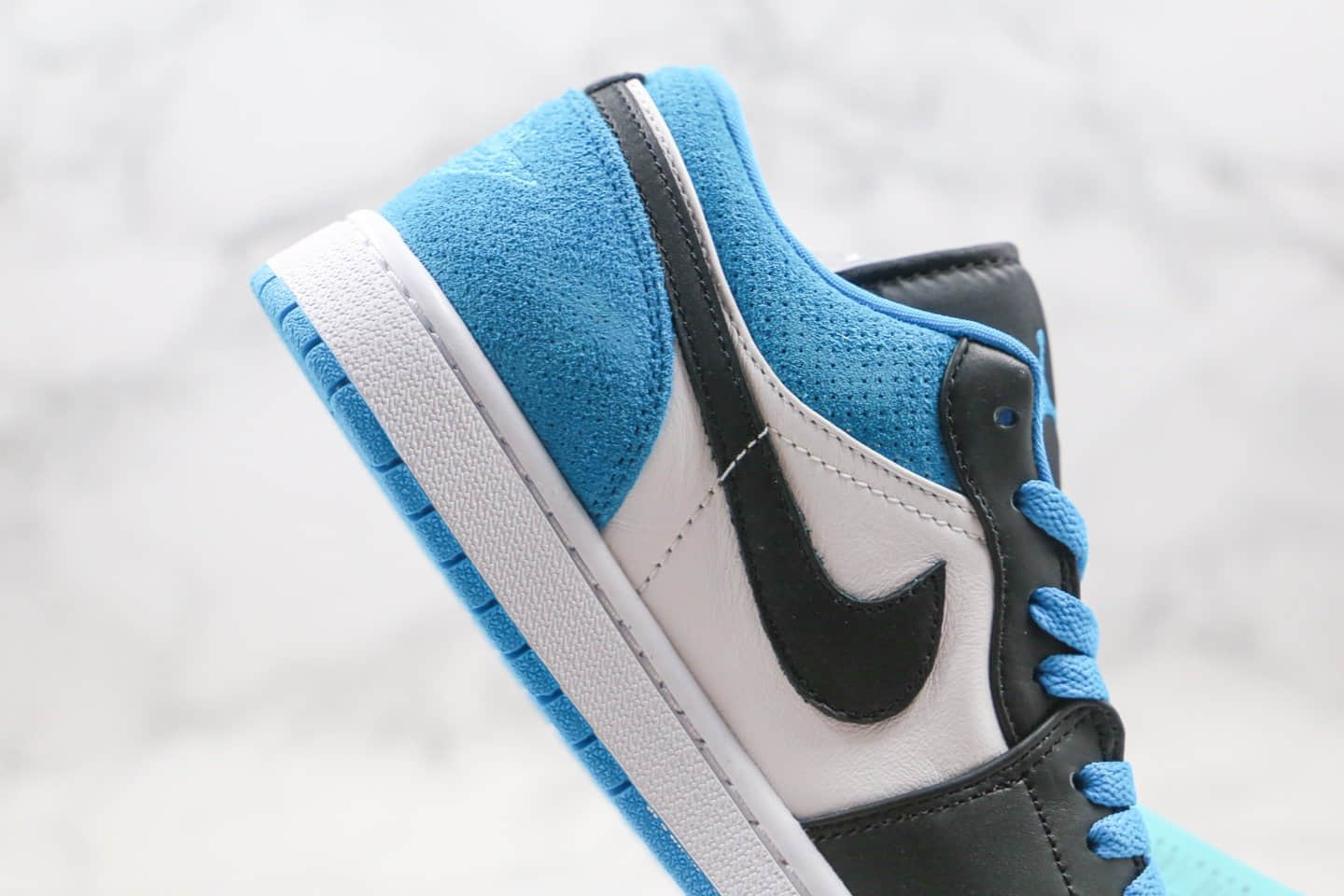 乔丹Air Jordan 1 Low “Laser Blue”纯原版本低帮AJ1激光蓝原鞋购回开模打版 货号:CK3022-004