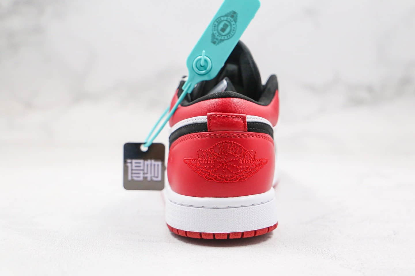 乔丹Air Jordan 1 Low纯原版本低帮AJ1黑红脚趾原鞋开模原厂皮料 货号:553558-116