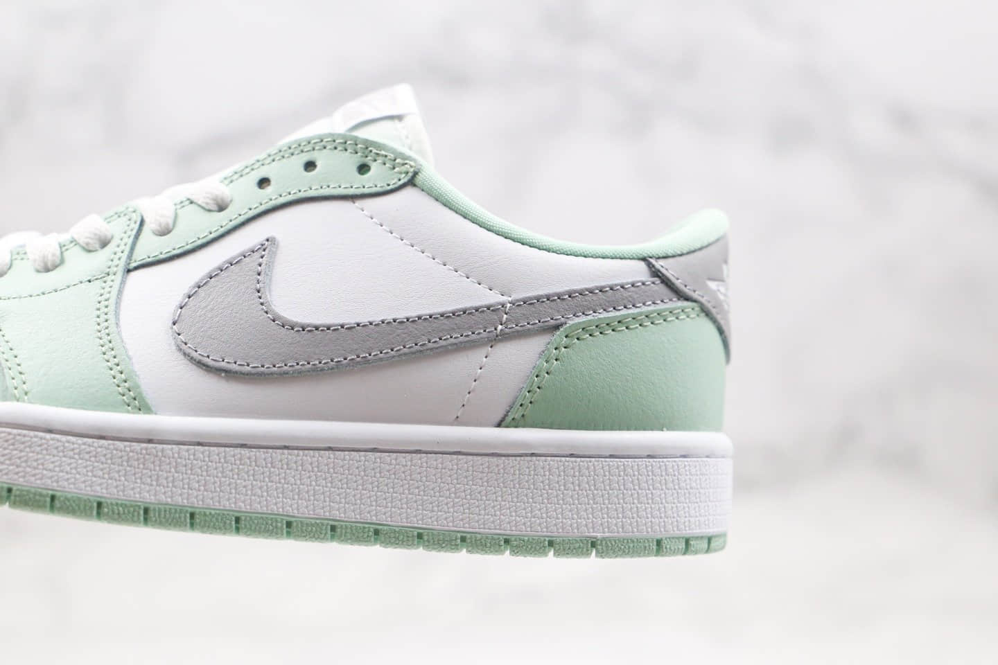 乔丹Air Jordan1 LoW OG NeutralGrey纯原版本低帮AJ1薄荷绿灰色内置气垫区别市面通货版本 货号：CZ0790-100