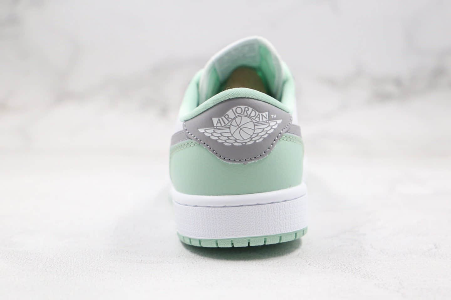 乔丹Air Jordan1 LoW OG NeutralGrey纯原版本低帮AJ1薄荷绿灰色内置气垫区别市面通货版本 货号：CZ0790-100