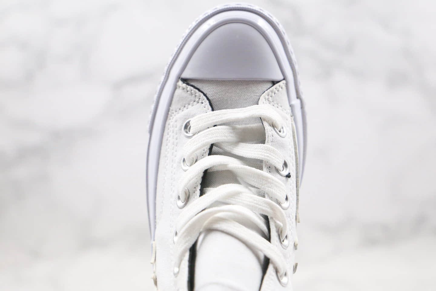 匡威CONVERSE Chuck 70公司级版本白敬亭同款高帮白色火焰帆布鞋原厂硫化大底 货号:168970C