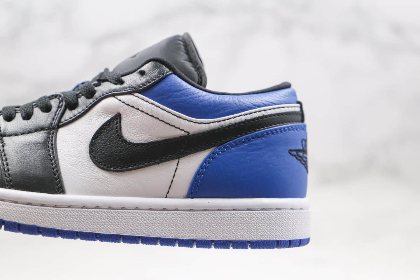 乔丹Air Jordan 1 Low纯原版本低帮AJ1皇家蓝黑蓝脚趾内置气垫原盒原标 货号:CQ9446-400