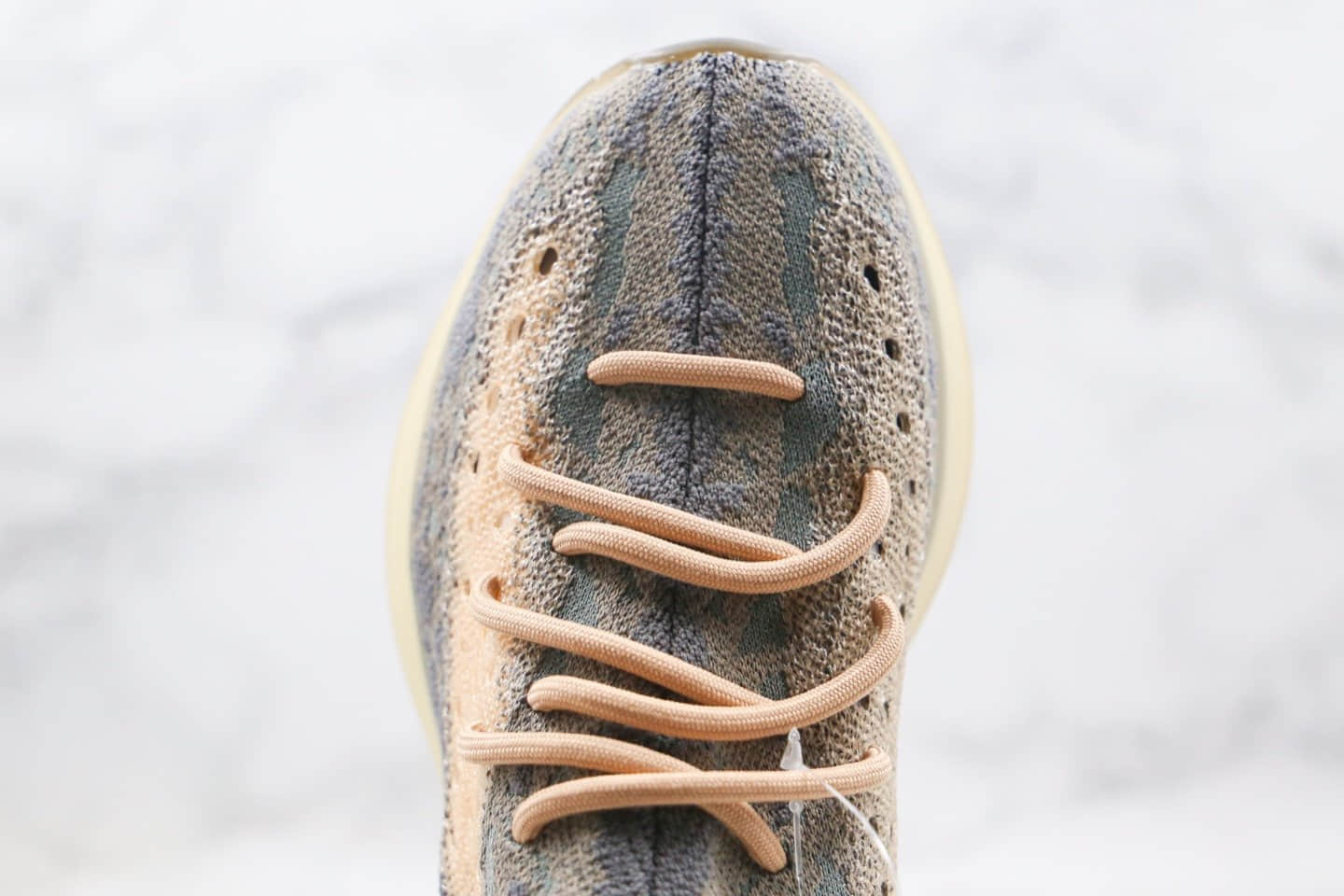 阿迪达斯Adidas YEEZY 380 Boost Mist纯原版本椰子380棕色满天星爆米花跑鞋原楦头纸板打造正确巴斯夫大底 货号:FX9846