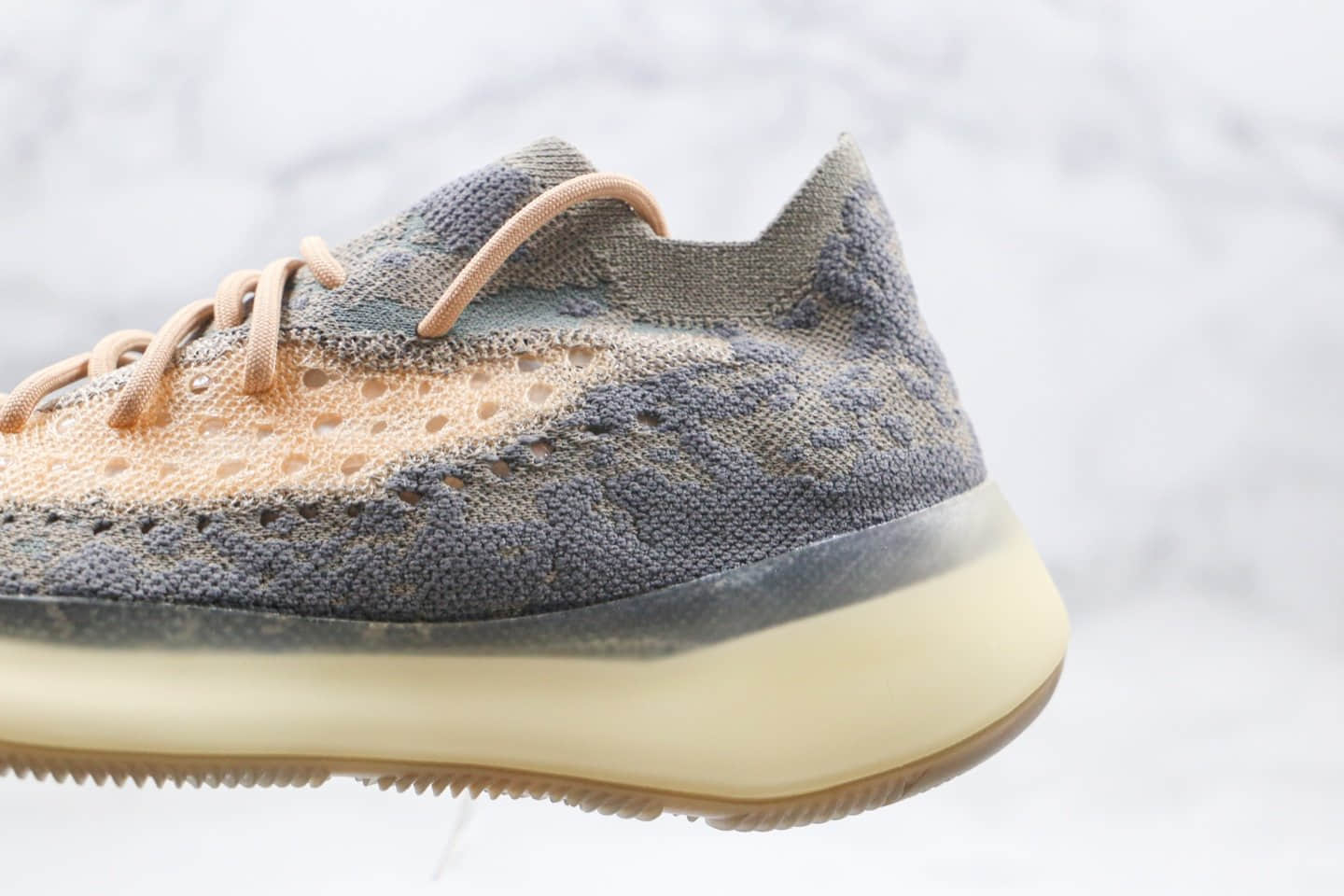 阿迪达斯Adidas YEEZY 380 Boost Mist纯原版本椰子380棕色满天星爆米花跑鞋原楦头纸板打造正确巴斯夫大底 货号:FX9846