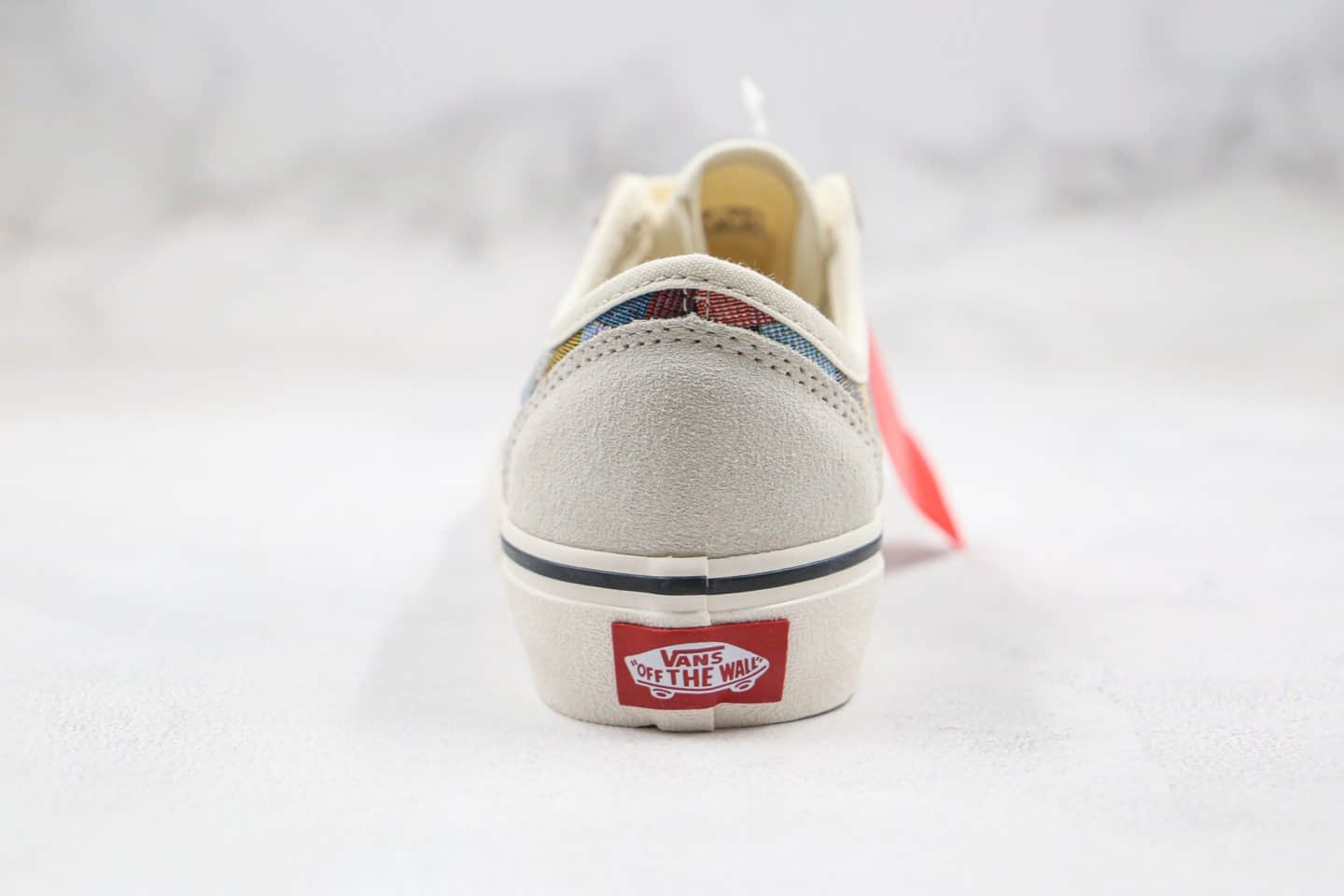 万斯VANS ulzzang supstorm联名款公司级版本低帮半月包头彩虹格子硫化板鞋原楦头纸板打造 型号:AS48
