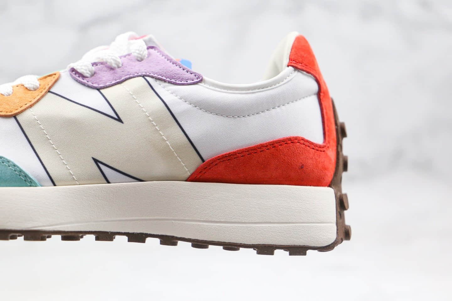新百伦New Balance 327纯原版本复古慢跑鞋NB327彩虹色原档案数据开发 货号:WS327PRD