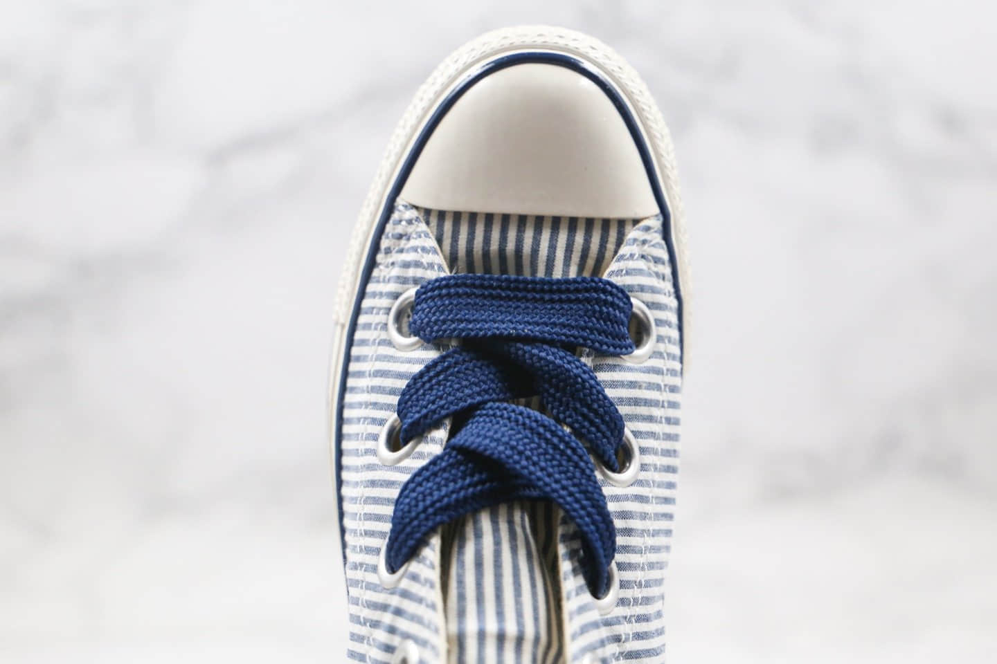 匡威Converse Chuck70公司级版本高帮条纹蓝色镭射丝带硫化板鞋原档案数据开发 货号:560995C