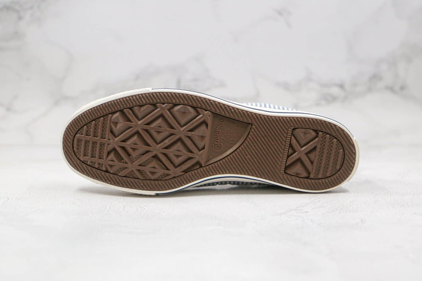 匡威Converse Chuck70公司级版本高帮条纹蓝色镭射丝带硫化板鞋原档案数据开发 货号:560995C