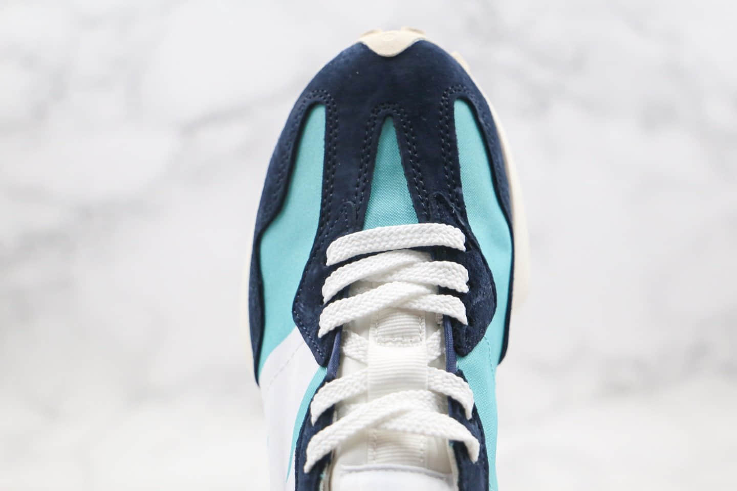 新百伦New Balance 327纯原版本复古慢跑鞋NB327湖水蓝配色原盒原标区别市面通货版本 货号:WS327CPA