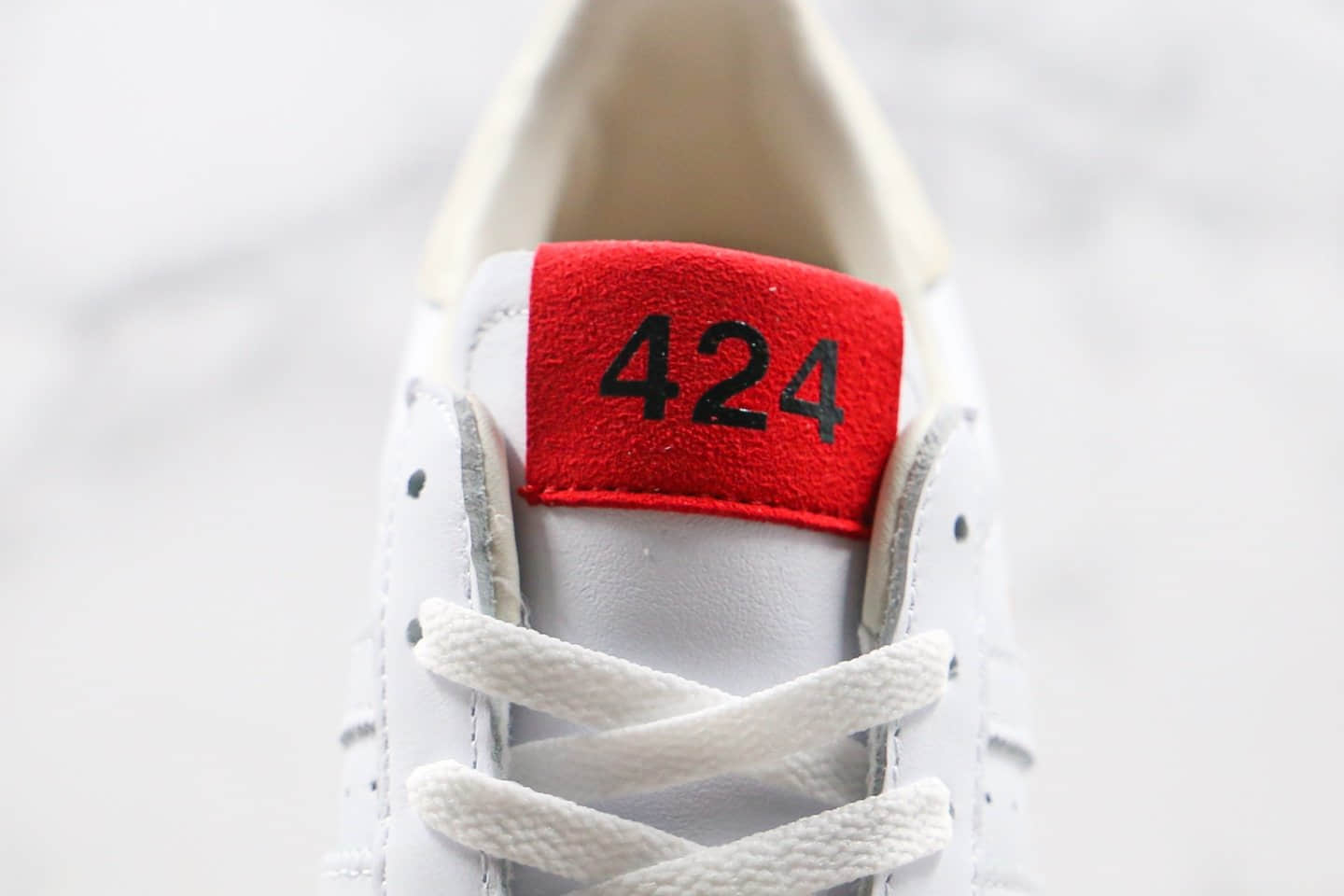 阿迪达斯Adidas Superstar Shelltoe纯原版本三叶草贝壳头424白红色杨幂同款原盒配件原档案数据开发 货号:FW7624