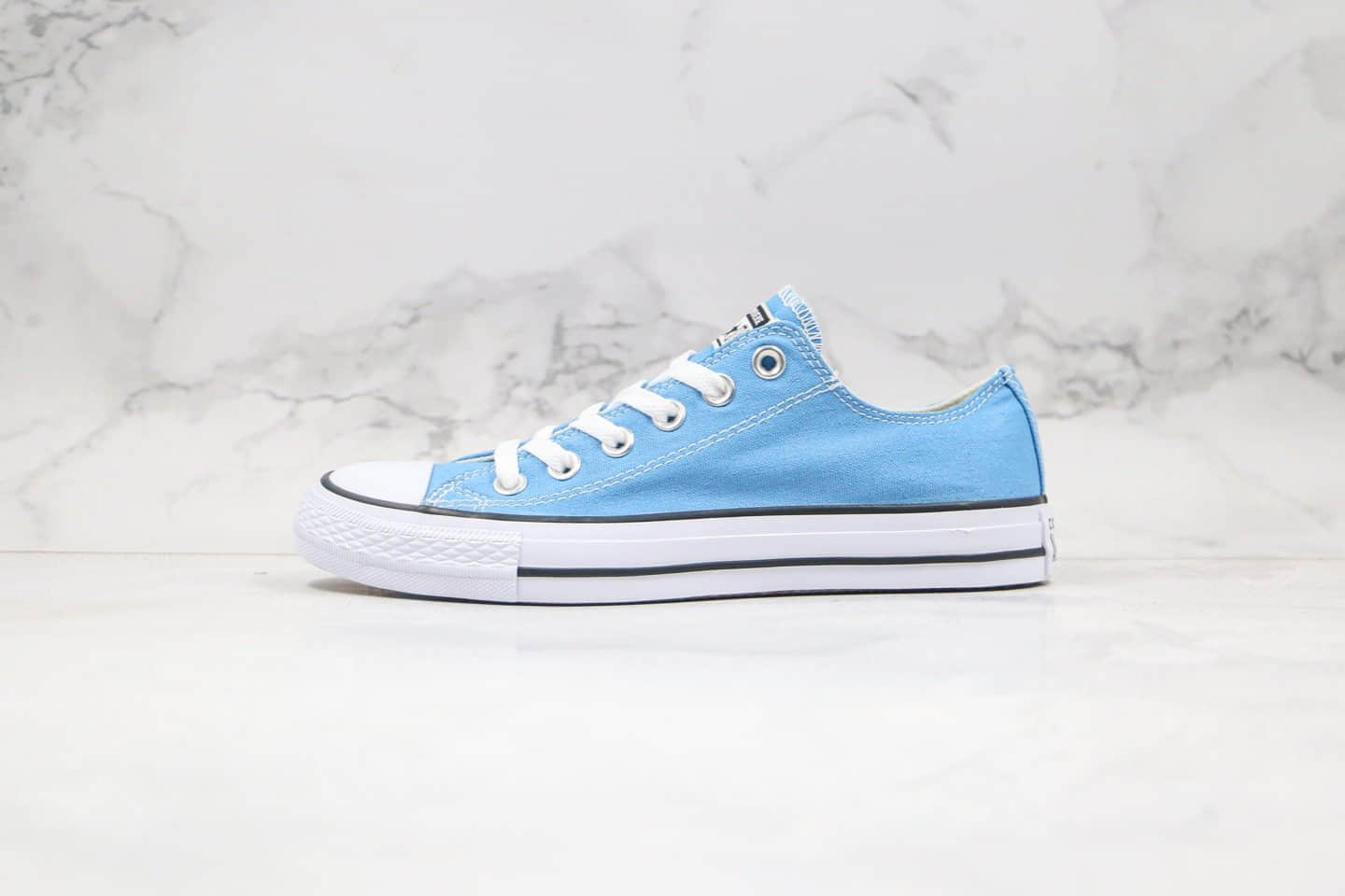 匡威CONVERSE ALL STAR公司级版本经典长青款低帮欧阳娜娜同款低帮蓝色原楦头纸板打造 货号:166709C