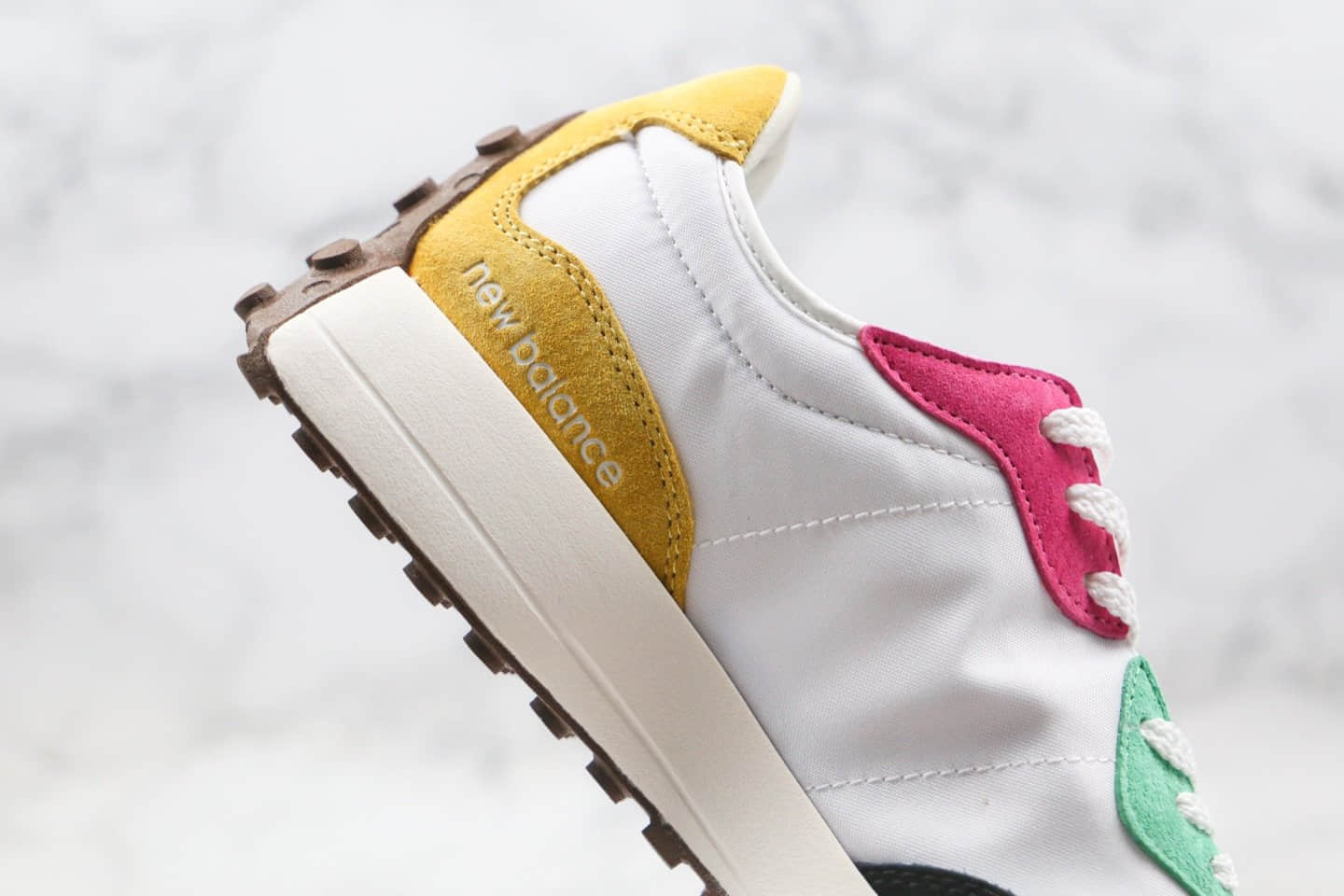 新百伦New Balance 327纯原版本复古慢跑鞋NB327彩虹色原档案数据开发 货号:WS327PRD