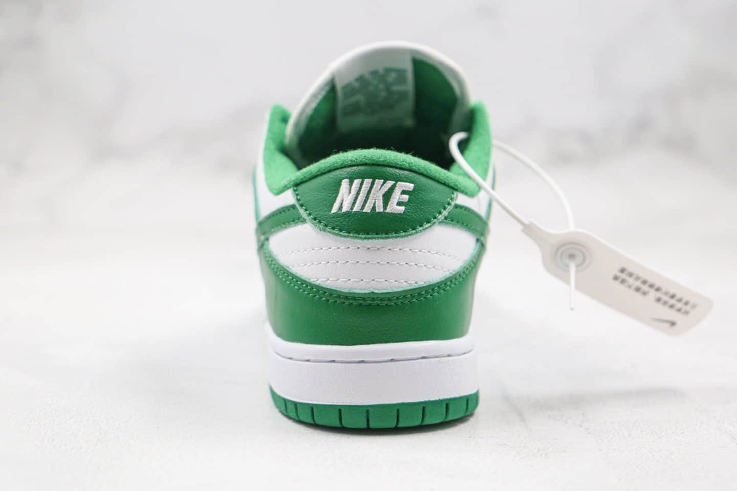 耐克Nike Dunk Low Pro 2020版纯原版本低帮SB DUNK板鞋白绿色内置Zoom气垫原楦头纸板打造 货号:CU1727-102