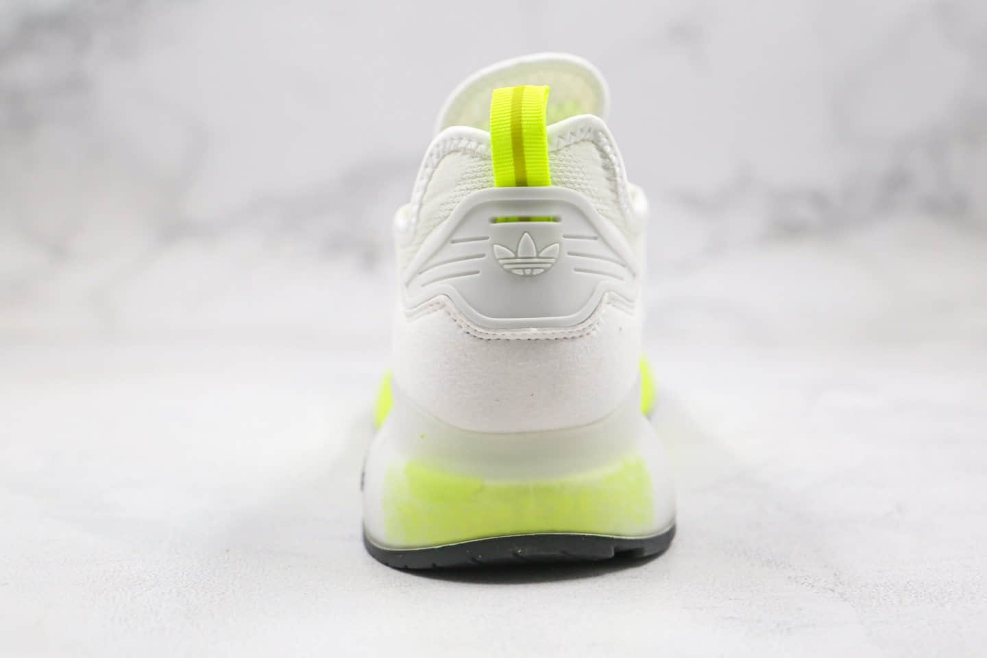 阿迪达斯Adidas Originals ZX 2K Boost纯原版本易烊千玺同款爆米花跑鞋白绿色真爆大底 货号:FW0480