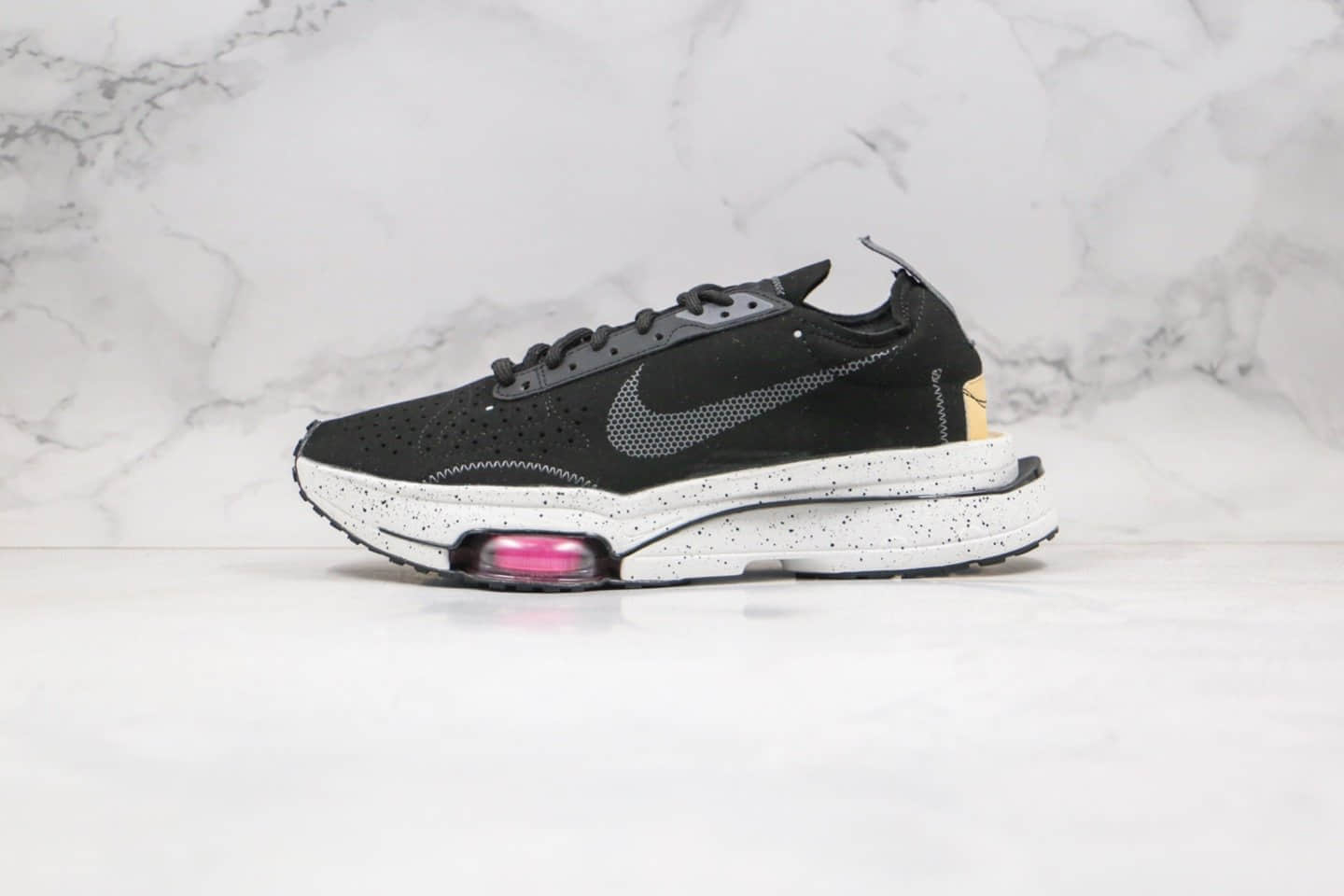 耐克Nike Air Zoom Type N.354纯原版本解构华夫跑鞋麂皮黑白色原楦原数据开发 货号：CJ2033-003