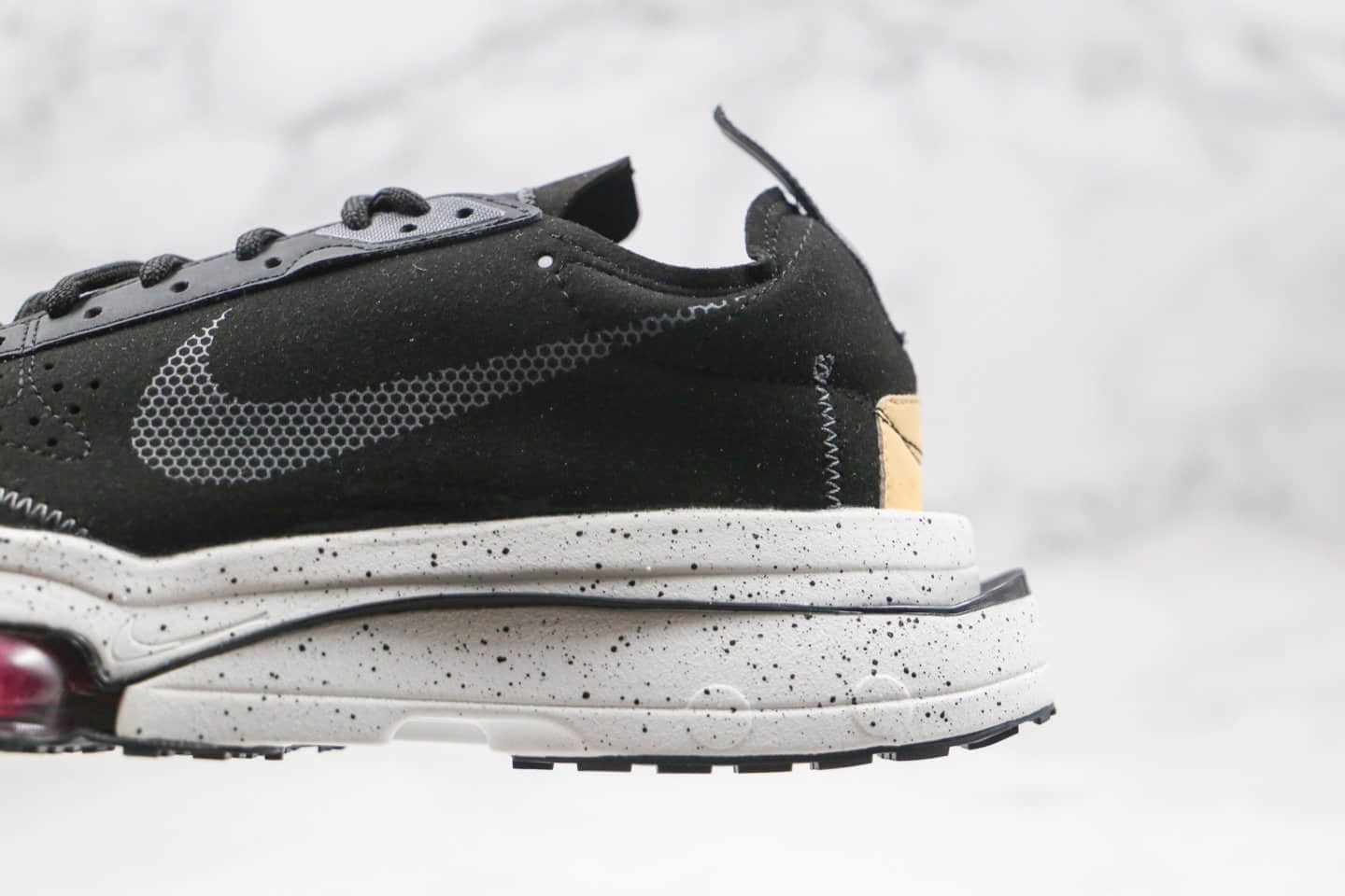 耐克Nike Air Zoom Type N.354纯原版本解构华夫跑鞋麂皮黑白色原楦原数据开发 货号：CJ2033-003