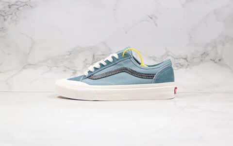 万斯VANS Style 36 SF公司级版本低帮半月包头杀人鲸雾霾蓝配色原盒原标 货号:VN0A3MVLK0B