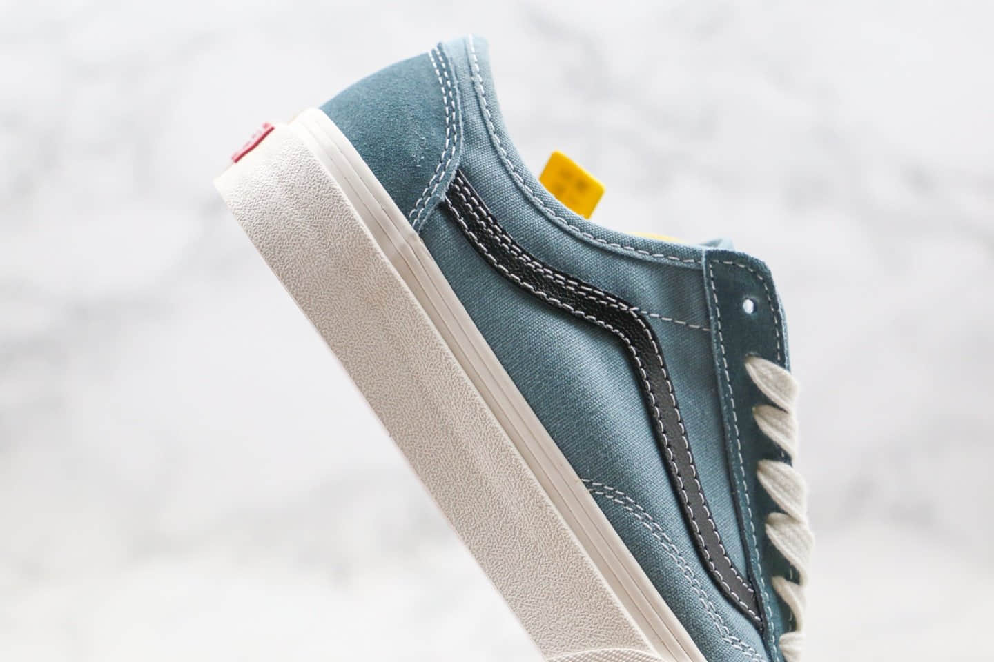 万斯VANS Style 36 SF公司级版本低帮半月包头杀人鲸雾霾蓝配色原盒原标 货号:VN0A3MVLK0B