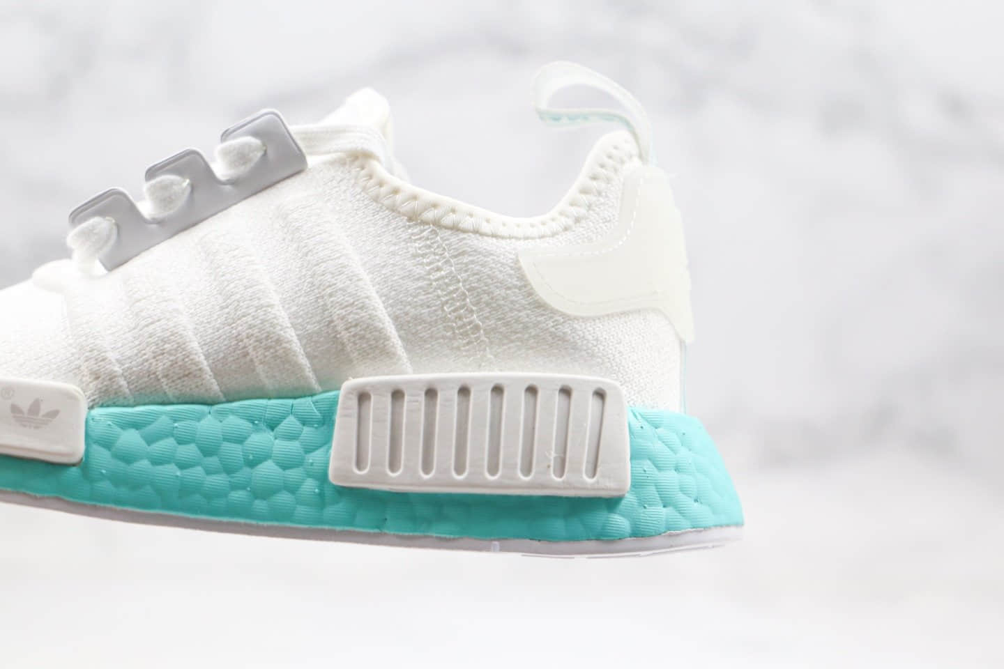 阿迪达斯Adidas NMD_R1纯原版本爆米花跑鞋日文白蓝色原档案数据开发原盒原标 货号:EF4273