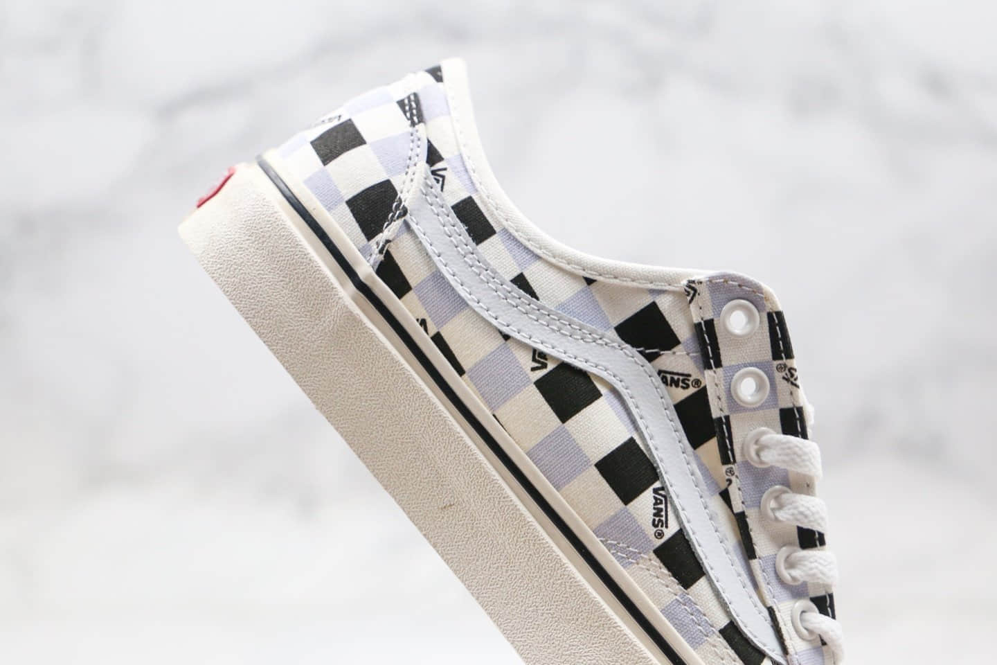 万斯Vans STYLE 36 SF公司级版本低帮硫化板鞋半月包头杀人鲸黑白棋盘格原鞋开模一比一打造 货号:VN0A3MVL01U