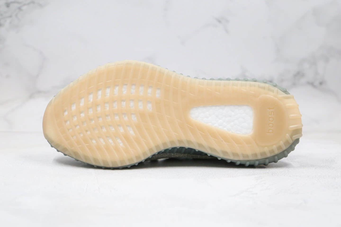 阿迪达斯Adidas YEEZY BOOST 350 V2公司级版本椰子350新灰蓝配色爆米花运动鞋内置真爆米花缓震大底 货号:FZ5421