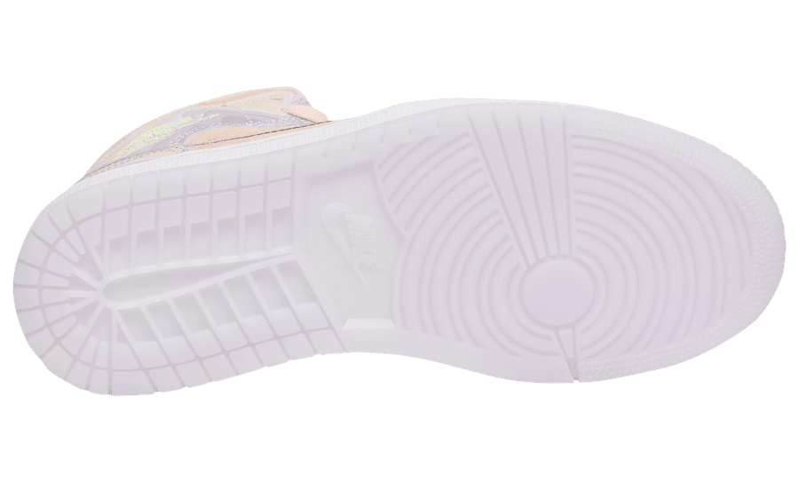 靓丽粉迷彩!全新AJ1 Mid即将登场! 货号:CW6008-600